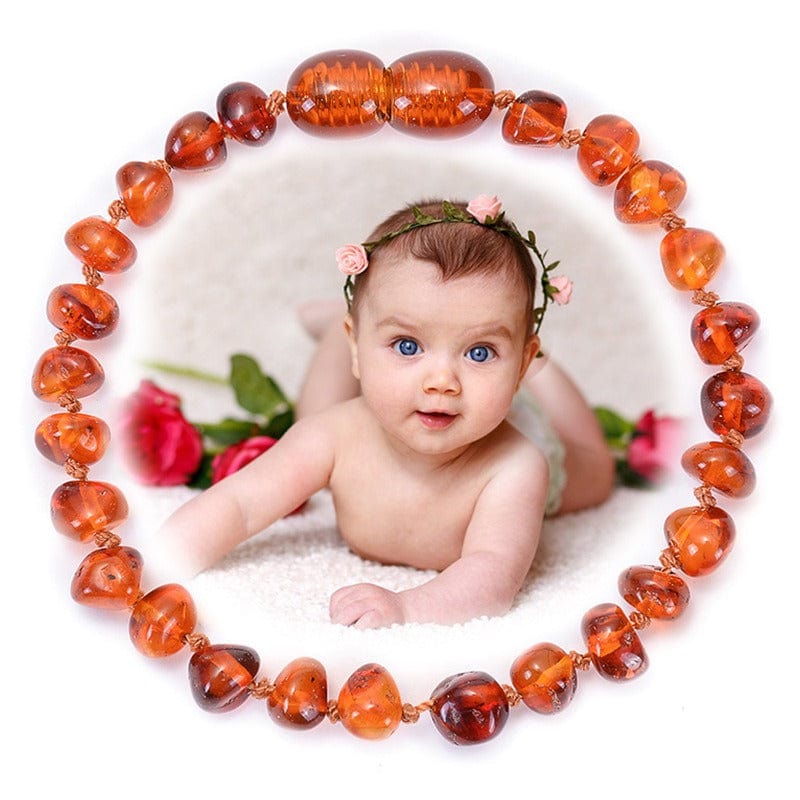 Bracelet - Toddler's Baltic Sea Natural Amber Baby Bracelet