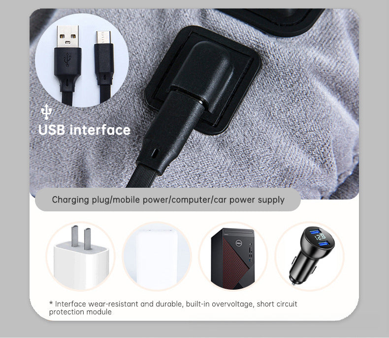 3 Setting USB Electric Heated Warm Cushion Heating Pad