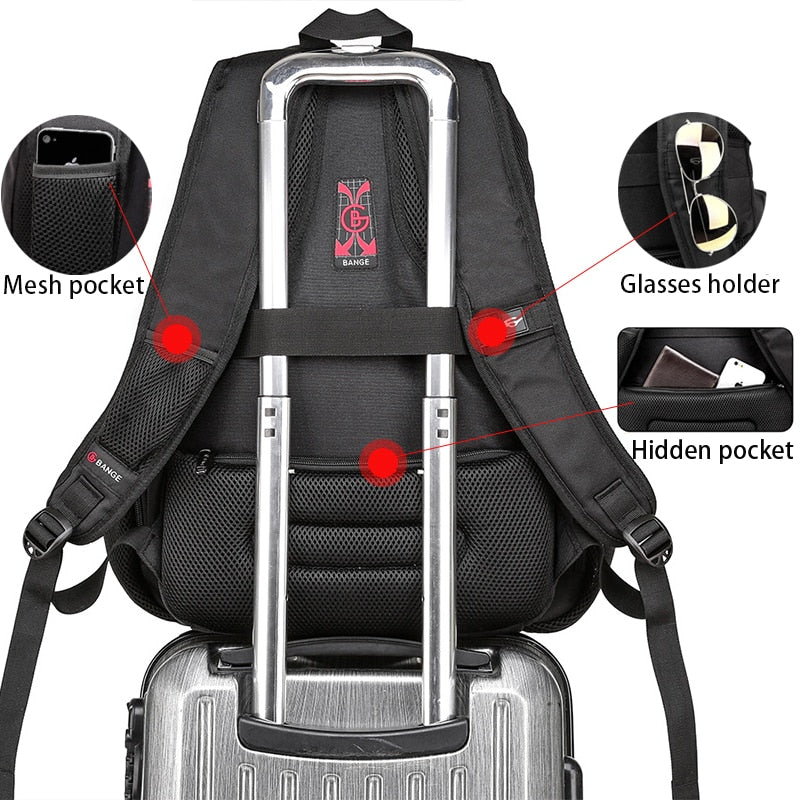 Bag - 45L Unisex USB Travel Backpack