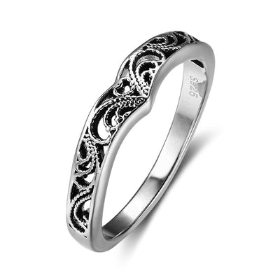 Ring - Women's Victorian Bohemia Style 925 Sterling Silver Ring