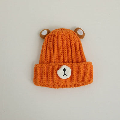 Kids - Cute Warm Knitted Wool Bear Hat