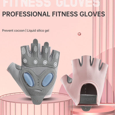 Woman's Sports Exercise Yoga Anti-Skid Gloves