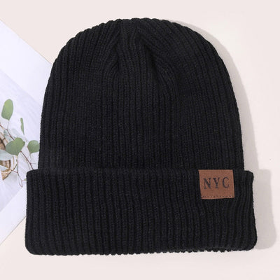 Warm Windproof NYC Knitted Autumn And Winter Hat Cap