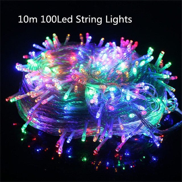 Romantic 10m 100 LED Lights String - GiddyGoatStore