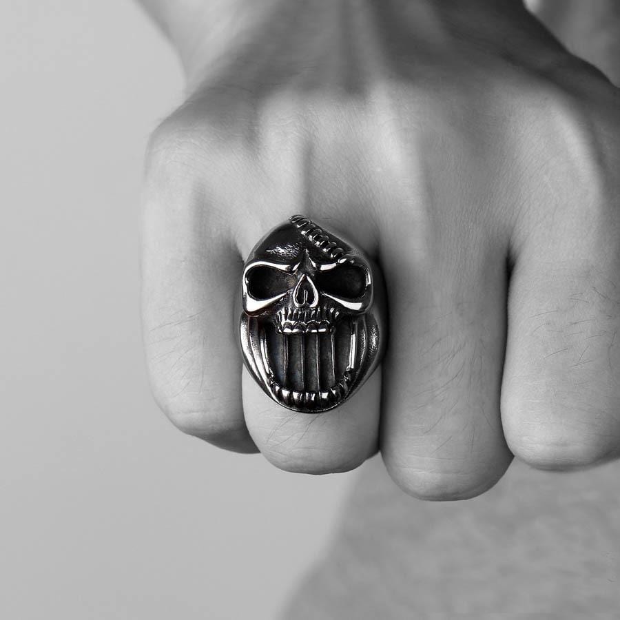Ring - Men's Gothic Skull Skeleton Bottle Opener Ring