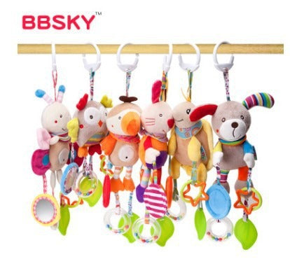 Baby Bed Stroller Hanging Plush Wind Chimes Toy