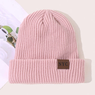 Warm Windproof NYC Knitted Autumn And Winter Hat Cap
