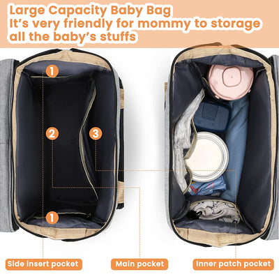 Baby Portable Nappy Change Station Bag