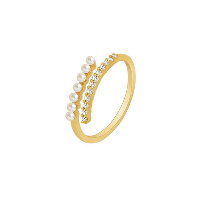 Ring - Women's Simple Baroque Pearl Ring