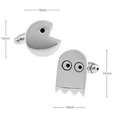 Cufflinks - Cute Pacman Design Cuff Links