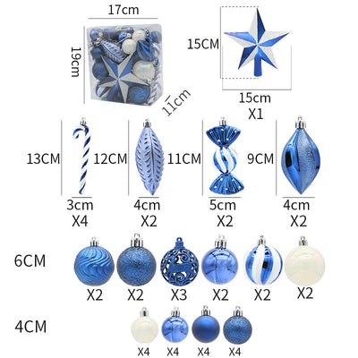 40PCS Christmas Ball Xmas Tree Ornaments