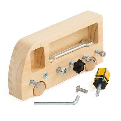 Kids Busy Bus Workbench Screw Tool Toy