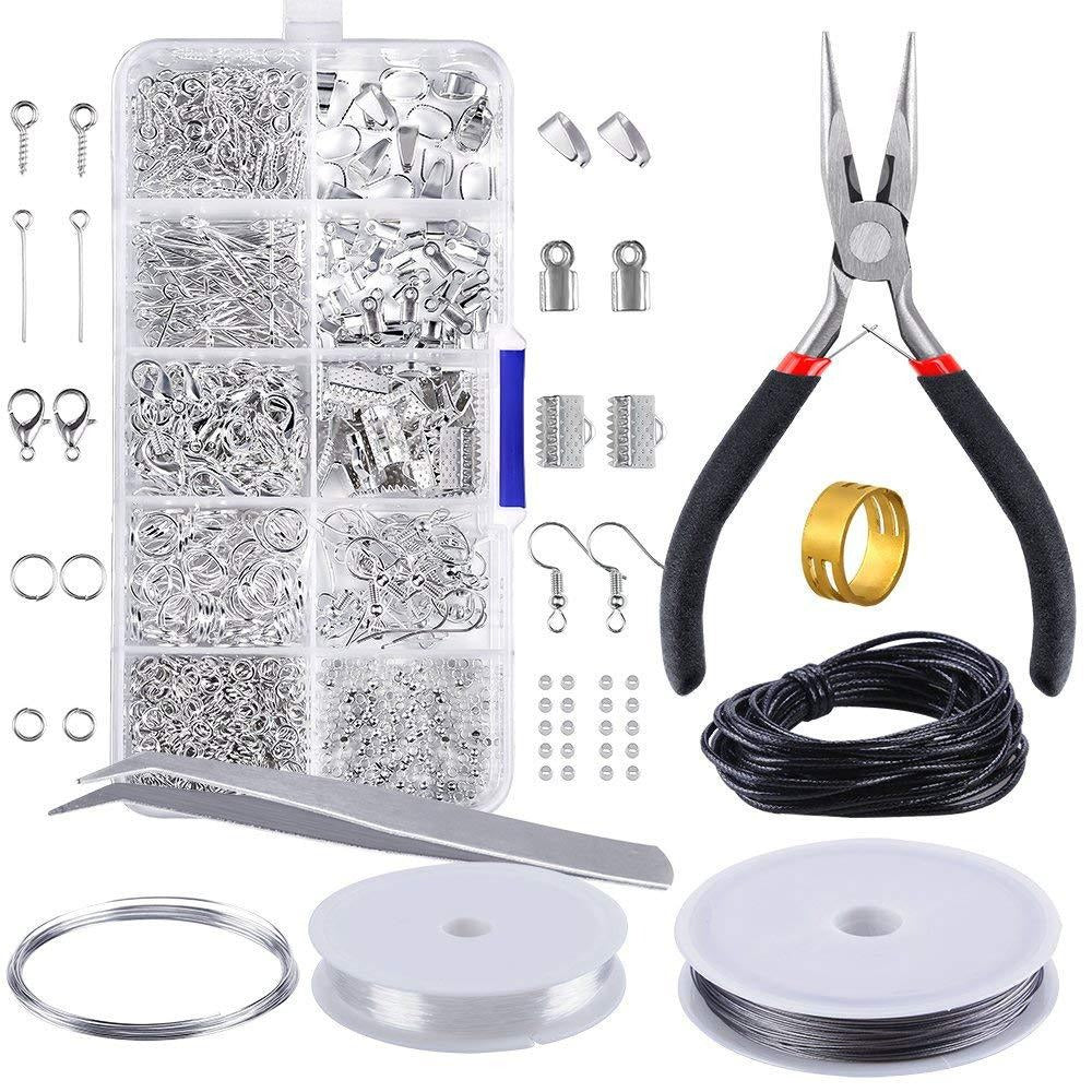 10 Grid DIY Jewelry Accessories Material Pack
