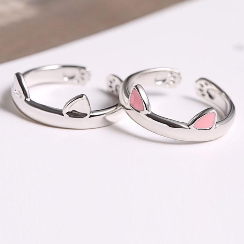 Ring - Woman's Adjustable Cat Ears Ring