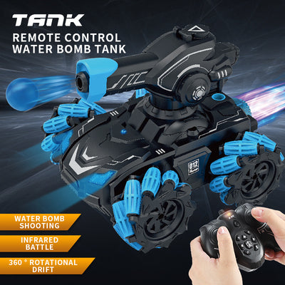 RC Tank With 180 Degree Orbeez Water Cannon
