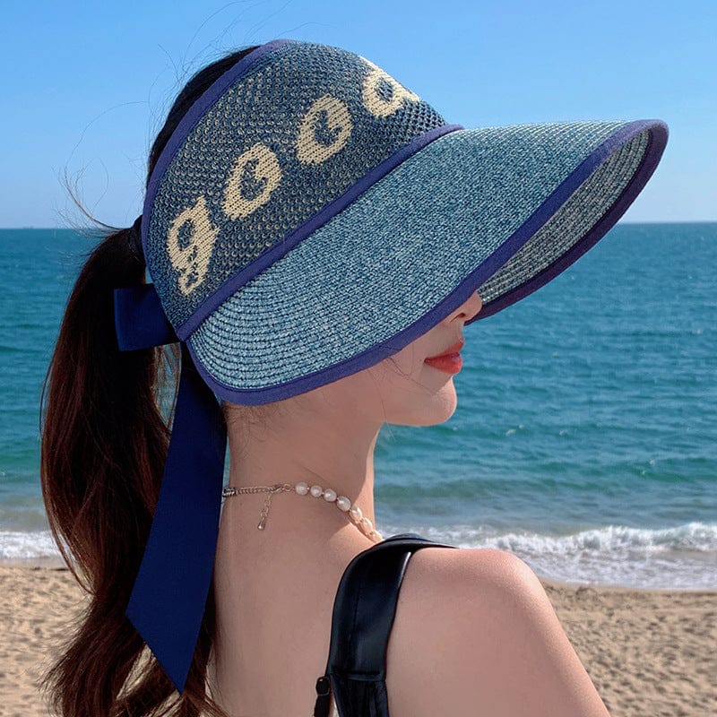 Women's Spring And Summer Good Big Edge Straw Sun Hat