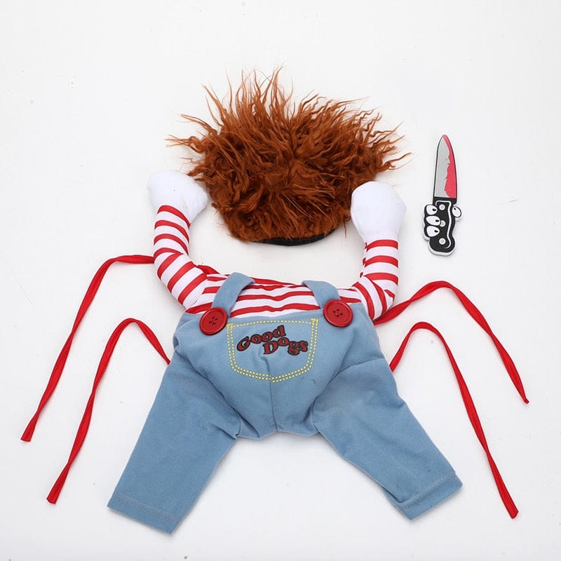 Funny Pet Halloween Costume Chucky