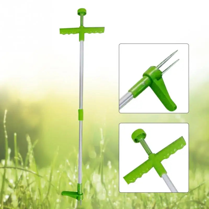 Outdoor Portable Lightweight Aluminum Claw Weeder Root Remover For Lawns Gardens