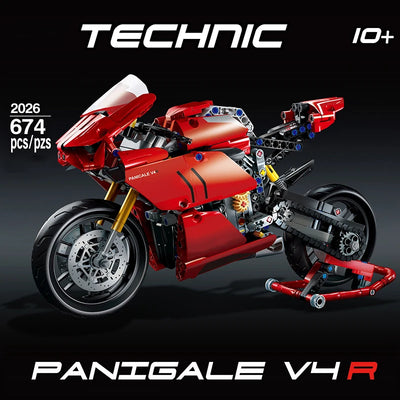 Technic 674Pcs Ducatis Panigale V4 R Model