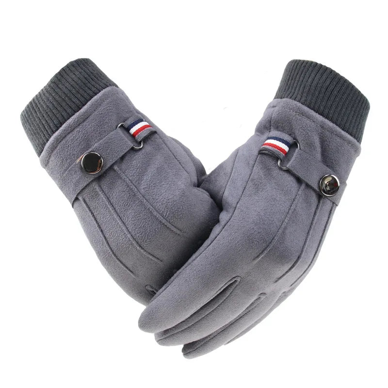 Gloves - Men's Warm Suede Touch Screen Gloves