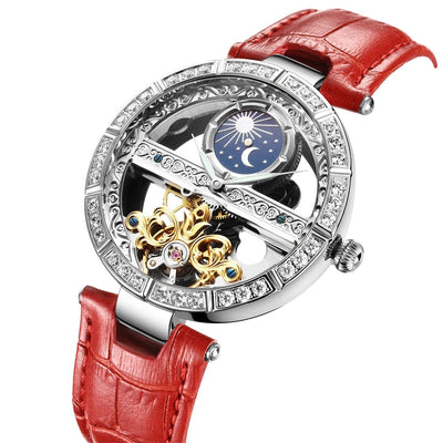 Watch - Women's Sun And Moon Luxury Fashion Clock Mechanical Watch