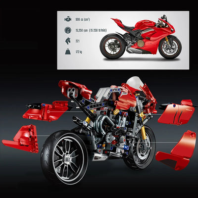 Technic 674Pcs Ducatis Panigale V4 R Model