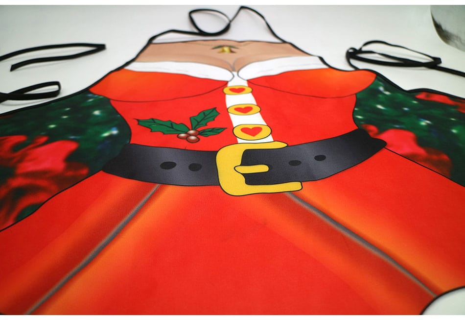 Sexy Christmas Apron - GiddyGoatStore