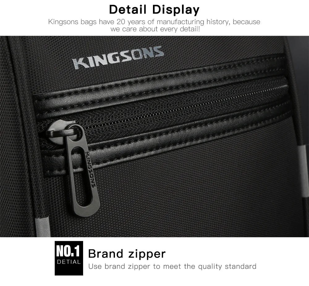 Kingsons -  Crossbody Bag  Single Shoulder Strap