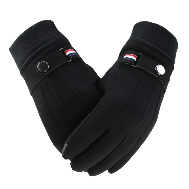 Gloves - Men's Warm Suede Touch Screen Gloves