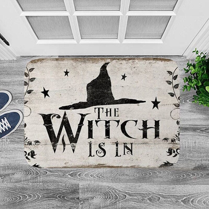 Halloween Witch Door Mat - GiddyGoatStore