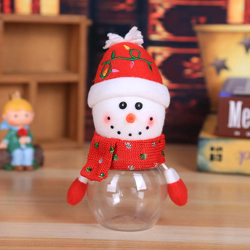 Christmas  Candy Jar Storage Bottle