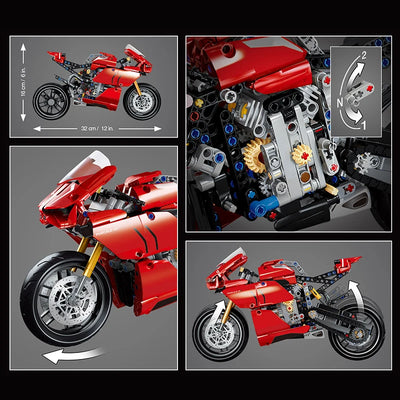 Technic 674Pcs Ducatis Panigale V4 R Model