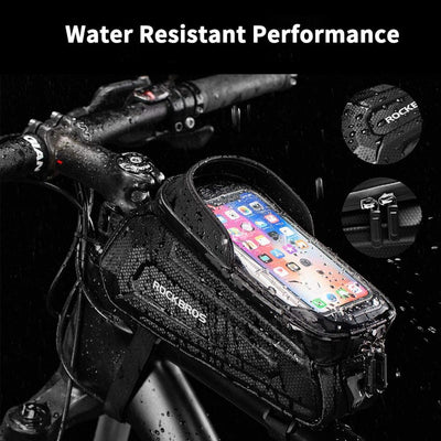 Top Tube Waterproof Touch Screen Bike Bag - GiddyGoatStore