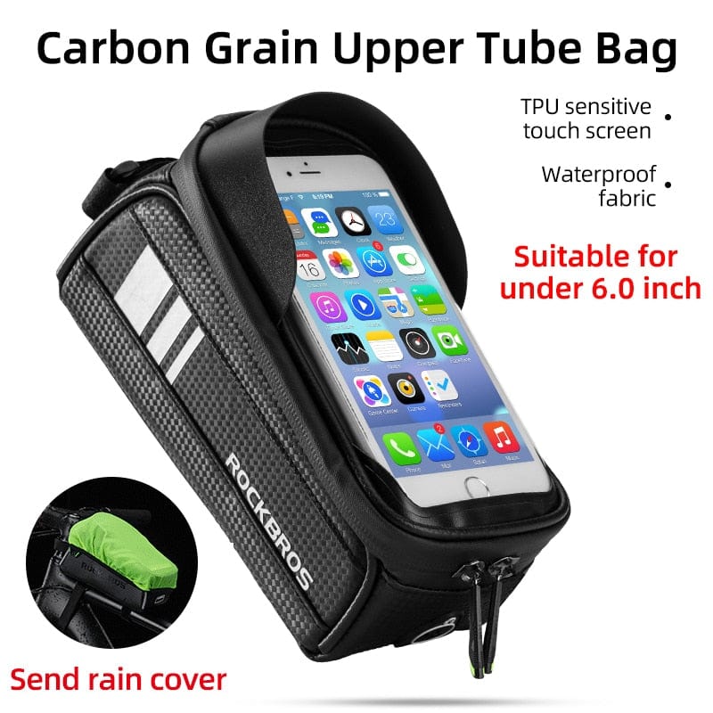 Top Tube Waterproof Touch Screen Bike Bag