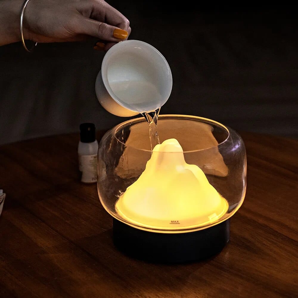 Ultrasonic Essential Oil Aromatherapy Mountain View Air Humidifier - GiddyGoatStore