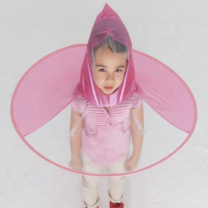 Hands-free Kids Umbrella Raincoat