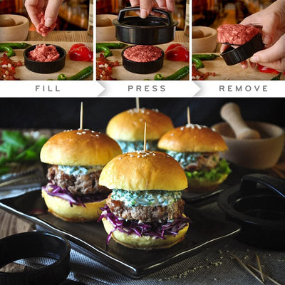 Dual Size Speedy Burger Press - GiddyGoatStore