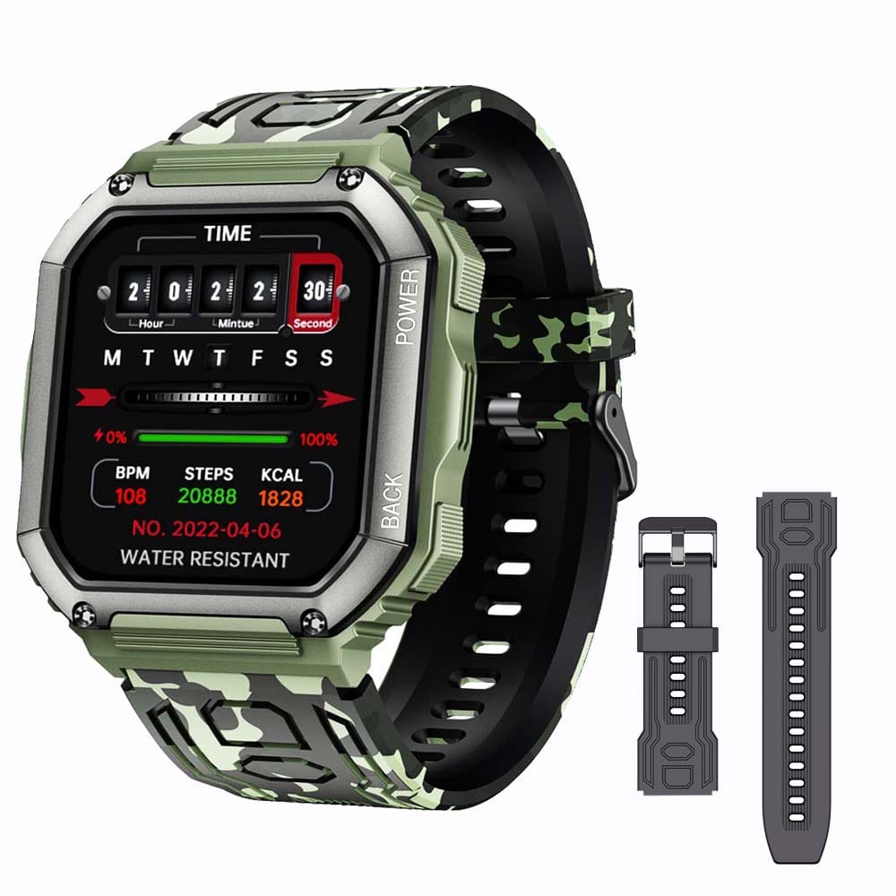 SENBONO Men's Smart Bluetooth Fitness Watch for IOS & Android - GiddyGoatStore