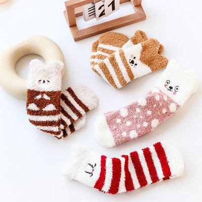 Soft Winter Cute Cat Paw Socks - GiddyGoatStore