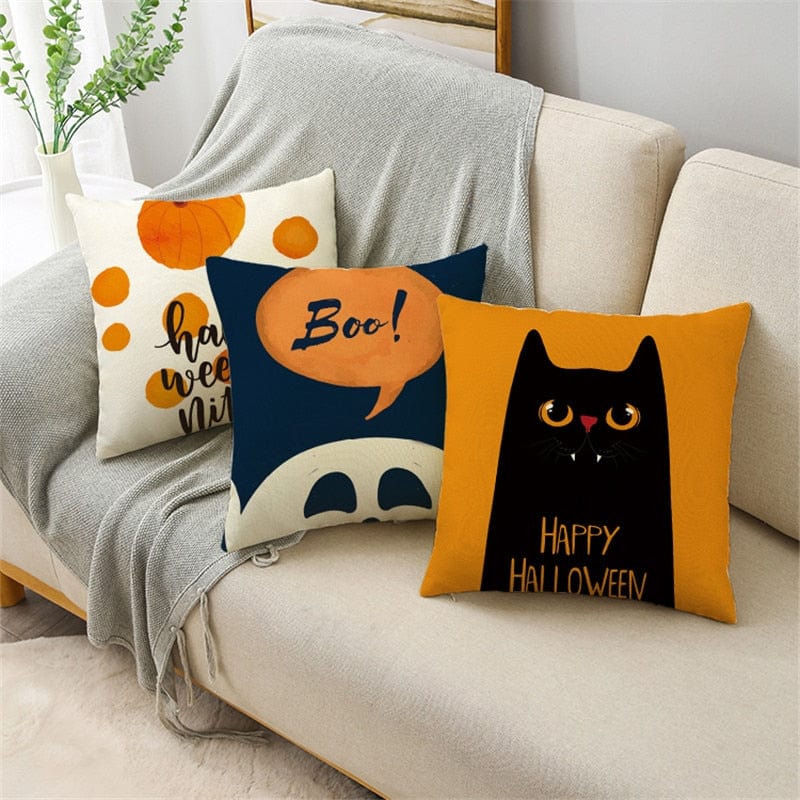 Halloween Pillow Covers 1 - GiddyGoatStore