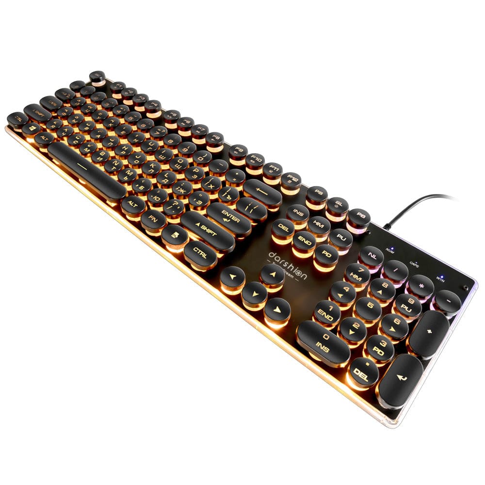 Steampunk Styled Typewriter KEYCAPS Mechanical Keyboard Switch
