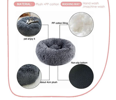 Ultra Soft Dog and Cat Cushion Bed - GiddyGoatStore
