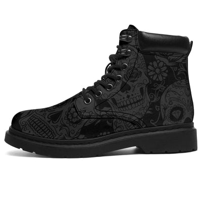 All-Season Boots - Dark Skull - GiddyGoatStore