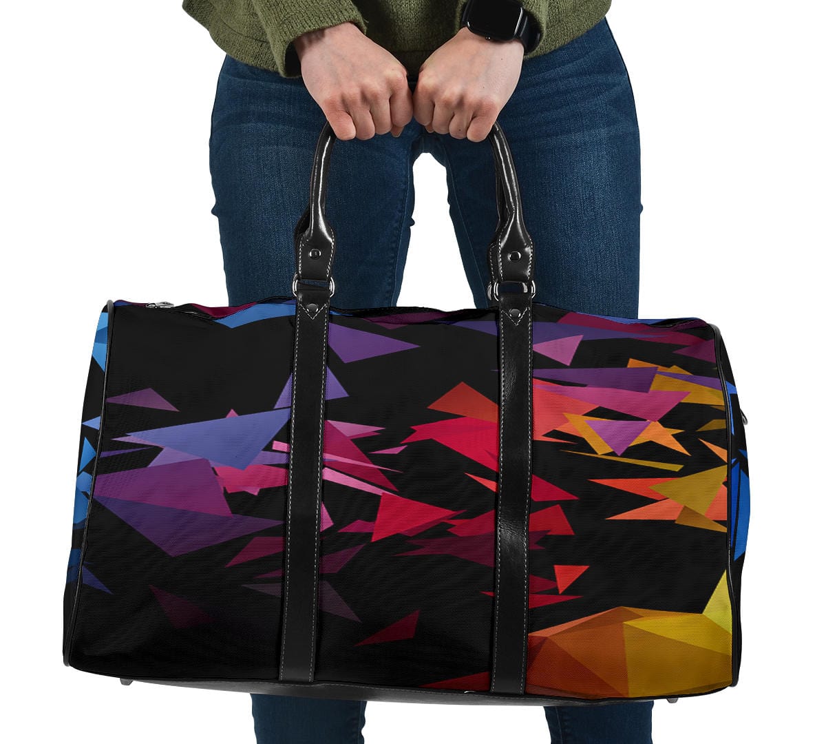 Travel Bag - Abstract Autumn Leaves - GiddyGoatStore