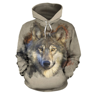 Hoodie - I Am A Wolf - GiddyGoatStore
