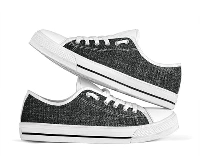 Low-Top Shoes - No Box Black (White Soles) - GiddyGoatStore