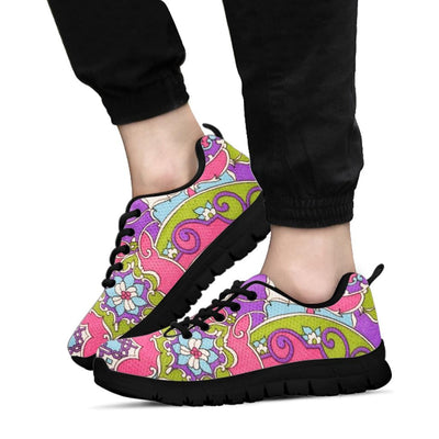 Sneakers - Colorful Paisley Festival - GiddyGoatStore