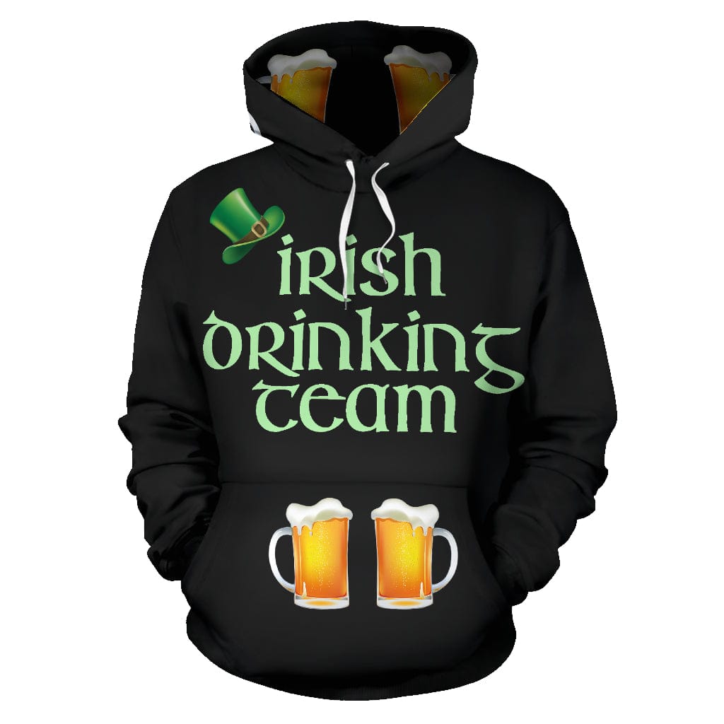 Hoodie - St Patrick's Day Irish Drinking Team - GiddyGoatStore