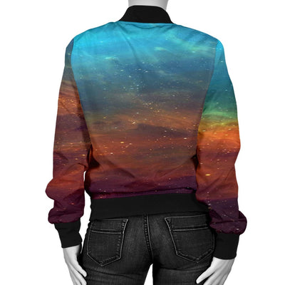 Bomber Jacket - Scorched Universe Women's - GiddyGoatStore