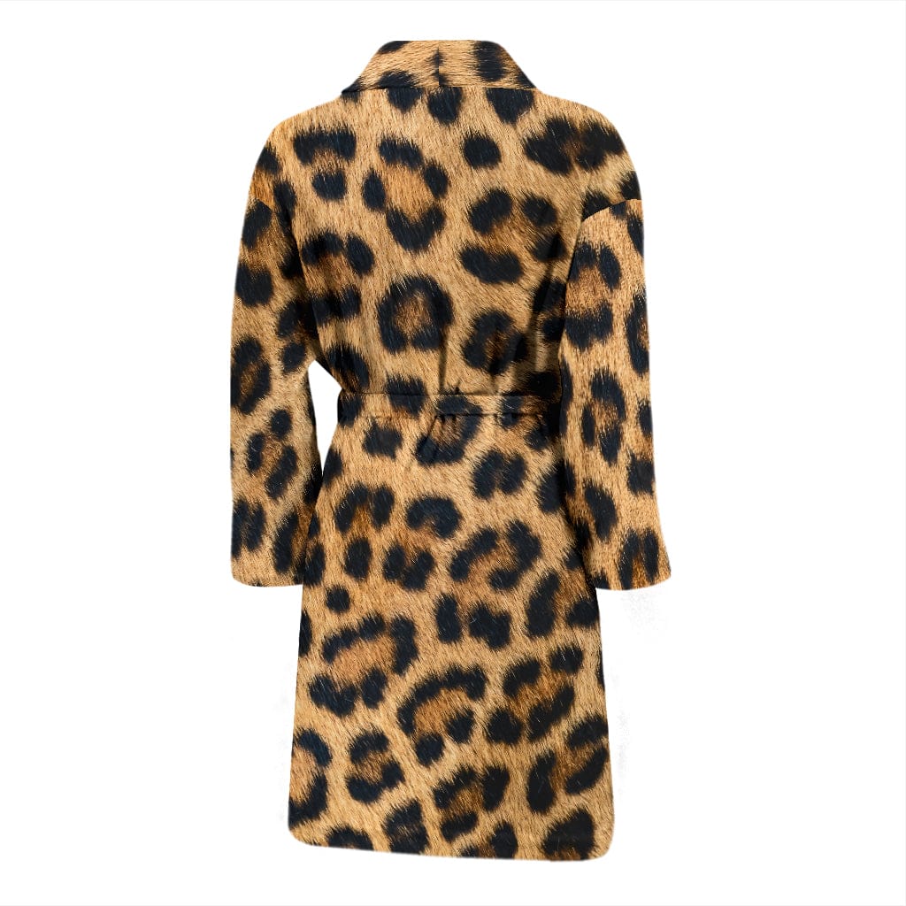 Bath Robe - Leopard Fur Print Men's - GiddyGoatStore